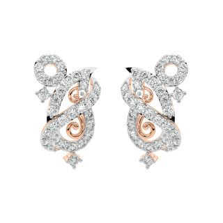 Amado Round Diamond Stud Earrings